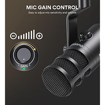 MAONO USB Microphone for PC, All in One USB Computer Microphone,192kHz/24bit,for Zoom Meeting, Podcasting, Streaming, YouTube, Voice Over, (AUA04&PD100U)