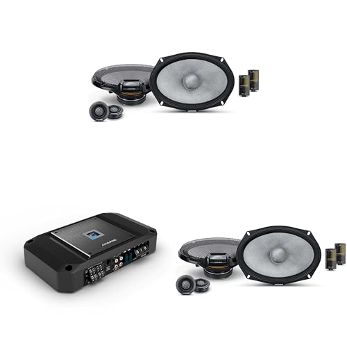 Alpine R2 4 Channel Amp & (2) R2-S69C 6x9 Audio Upgrade Bundle