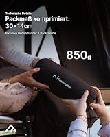 qeedo Comfort Pillow - Max, kompaktes Reisekissen aus Memory Foam (55 x 35 cm) komprimierbar, waschbarer Bezug aus Polyester, Kissen für Camping, Hotel, Ferienwohnung, Home-Bereich – Ansicht 5