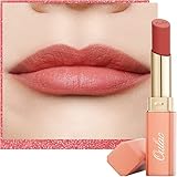 Oulac Pintalabios Permanente Soft Mate Nude - Larga duración Labial rico y nutritivo Labiales, Acabado Cremoso Mate, Barra de labios de alta pigmentación, Fórmula Vegana Last Fall (Y08)