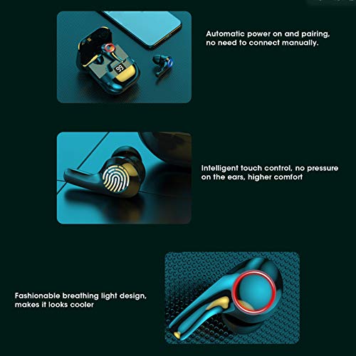 Oordopjes, Intelligent Touch Control Headsets 5.1 Chip Automatisch koppelen Draadloze oortelefoon, voor hardlopen naar… - Image 4