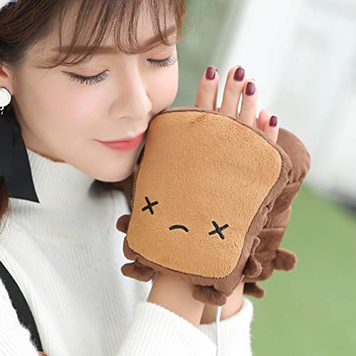 VICASKY Bonito Usb Mão Aquecedores Brinde Padrão Luvas Desenhos Animados Meia Wearable Laptopless Us
