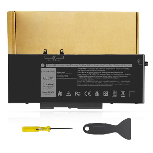 3HWPP Laptop Battery Replacement for Dell Latitude 5401 5410 5411 5501 5510 5511 Precision 3541 3551 inspiron 7706 2-in-1 inspiron 17 7500/7506 2-in-1 03HWPP 10X1J N2NLL 1VY7F 3YNXM 451-BCMN