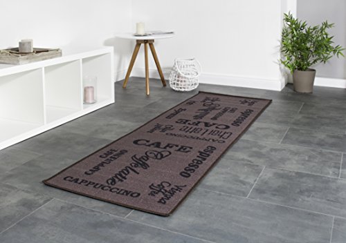 Andiamo Tappeto, Marrone, 57 x 180 cm