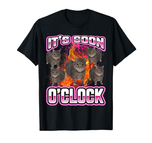 It's Goon O'Clock Bootleg Gooning Funny Memes Internet Memes T-Shirt