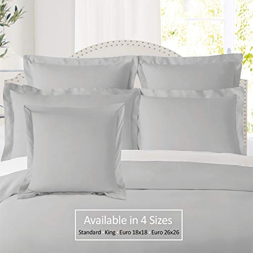 image for Nestl Soft Pillow Shams Set of 2 - Double Brushed Microfiber Pillow Co