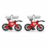 Cuff-Daddy-Gemelli a forma di bicicletta da Triathlon, in confezione regalo, Marca: Onyx-Art London CK870 sport