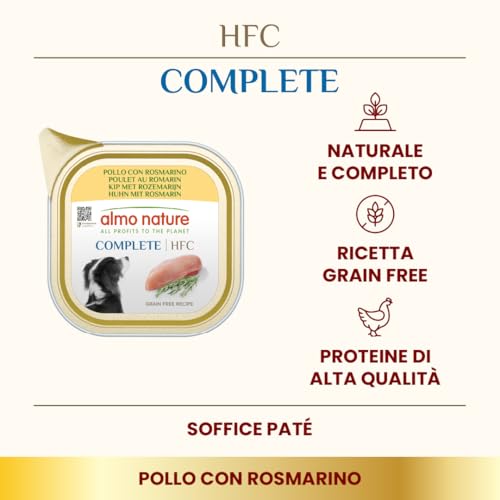 Almo Nature HFC Umido Pollo e Rosmarino 11×150g