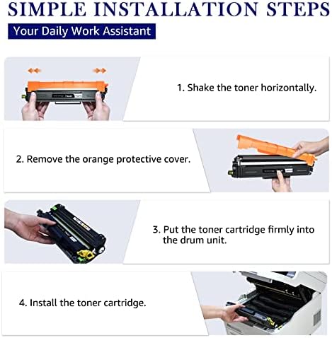 MOOHO TN-243CMYK Toner Value Pack TN247 Toner Cartridges TN243 Compatible for Brother DCP-L3550CDW HL-L3210CW DCP-L3510CDW HL-L3230CDW MFC-L3710CW MFC-L3770CDW MFC-L3750CDW HL-L3270CDW (5 Pack)