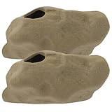 BESPORTBLE Macetas para Plantas Acuáticas de Cerámica 2 Piezas Soporte para Maceta Pequeño y Ligero para Acuarios de Agua Dulce o Salada Adorno y Accesorio para Decoración de Peceras