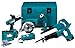 Makita DK1032DL 18 Volt Reciprocating Saw, 6-1/2-Inch Circular Saw, 1/2-Inch Hammer Driver-Drill, Jig Saw, Blower & Flashlight Kit (Discontinued by Manufacturer)