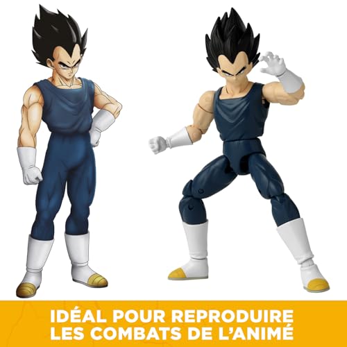 BANDAI - Dragon Ball Super Super Hero - Figurine Dragon Star 17 cm - Vegeta - Licence Officielle Dragon Ball - Figurine articulée Vegeta - Jouet Enfant 4 Ans et + - 40723