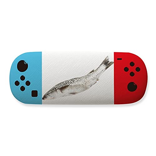 Étui de rangement pour lunettes Ocean Fish blanc rigide pour homme et femme