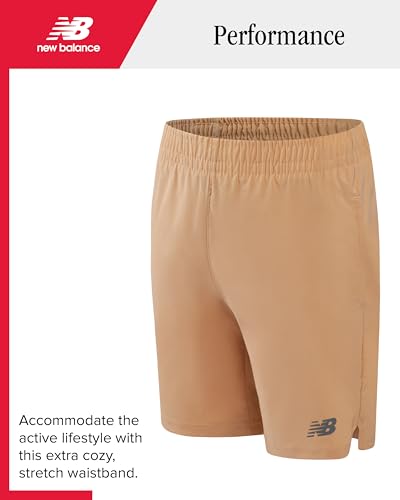 Image of New Balance Boys Shorts Set - 2 Piece Active Performance Athletic Shirt and Basketball Gym Shorts with Pockets