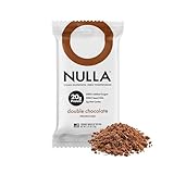Nulla Bar 12 Count Box, NO SEED OILS, 20 grams Protein, 2-3g Net Carbs (Double Chocolate)