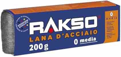 Lana D'Acciaio Media Grado 0 | 200g | Per Levigare Legno E Pulire Metalli | Confezione 1 Fascia - Foto 8