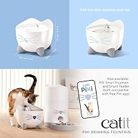 Catit PIXI Trinkbrunnen für Katzen | 3-Fach Filter | blau, 2 L – Ansicht 6