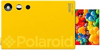 Polaroid Mint Instant Print Digital Camera (Yellow), Prints on Zink 2x3 Sticky-Backed Photo
