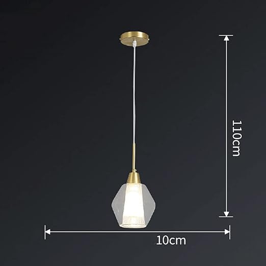 Wmdtr E14 hanglamp fitting messing + glas hanglamp armatuur creatieve enkele kop droplight wit plafondverlichting ornament keuken cafe bar studeer slaapkamer photo 3