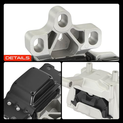 A-Premium 3PCS Engine Motor Mount and Transmission Mount and Torque Strut Mount Kit Compatible with Volkswagen Tiguan 2009-2017 & Audi Q3/Q3 Quattro 2015-2018, 2.0L, Automatic Transmission Only by A-premium - Image 9