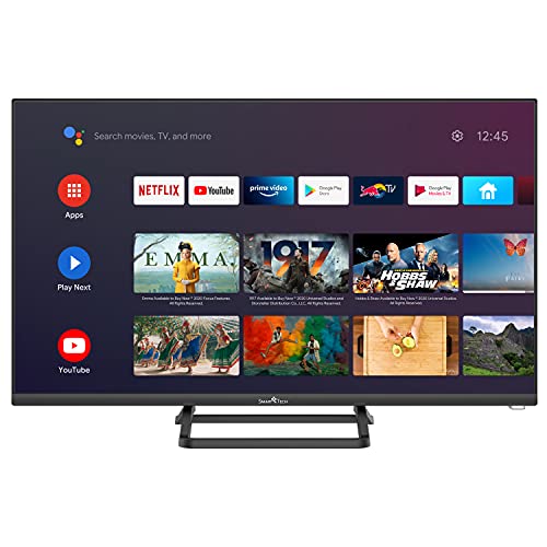 Smart TV 32 Pollici, HD Ready, LED, DVB-T2, Android