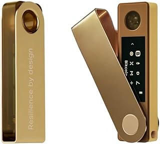 Crypto Hardware Wallet - Nano X Secure Bluetooth Cold Wallet Crypto con chip certificato per Bitcoin, Ethereum, oltre 1000 monete e NFT, oro