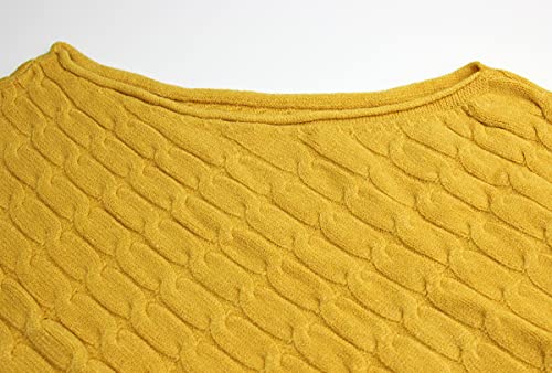 Ever-Bloom-Damen-Strick-Poncho-Capes-mit-Rundhals-Strickponcho-Umhang-Fuer-Frauen-Zopfmuster-Grobstrick-Unifarben