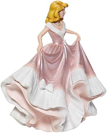 Enesco Disney Showcase Couture de Force Cinderella in Pink Dress Figurine, 7.87 Inch, Multicolor