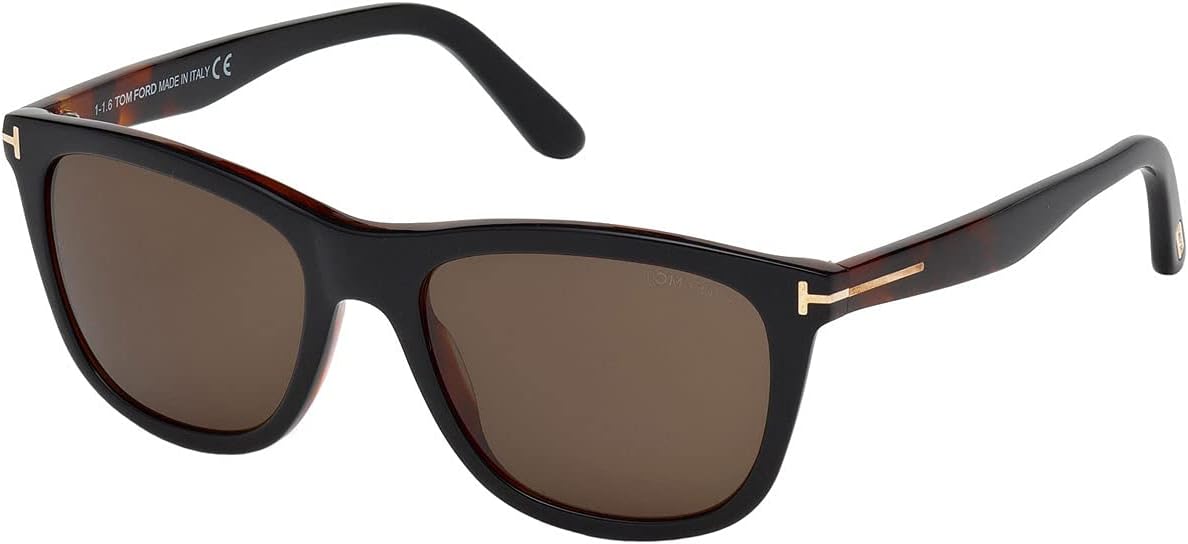 Tom Ford FT0500 05J Black Dark Havana Andrew Square Sunglasses Lens Category 3, 54/18/145