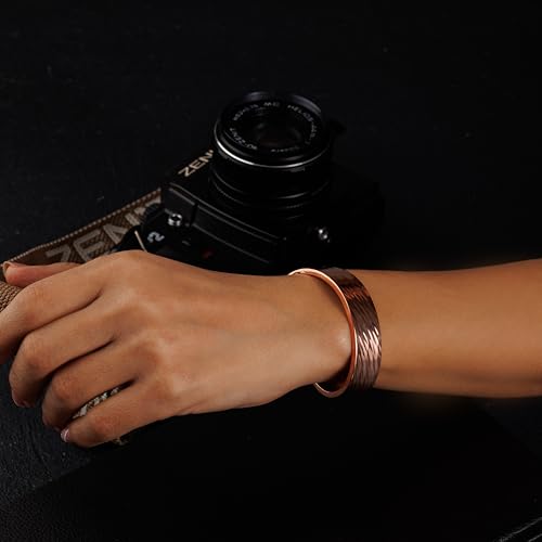DEMMEX 3mm Thick Solid Copper Bracelet for Men & Women – 100% Pure, Raw, Uncoated Turkish Copper Cuff Bangle, Non-Magnetic – Heavy Gauge Thickest of Its Kind, Handmade in Turkey by DEMMEX - Image 6