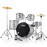 VEVOR Ensemble de Batterie pour Adulte, 5 pièces, 55,9 cm avec caisses claires, caisses cl...