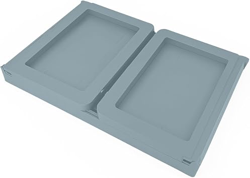 Deconox Katlanabilir Yatak Üstü Laptop Sehpası ve Kahvaltı Masası - Tablet ve Telefon Standlı Çok Amaçlı Portatif Çalışma Sehpası (56x36x26 cm) (MAVİ)