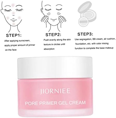 Pore Shrink Cream,Face Makeup Primer Pores Shrink Concealer Cream Under Satin Base Gel 30ml