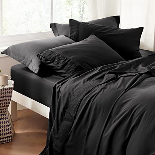 Bedsure Black King Size Comforter Set Bundle King Size Sheets Black #TOP7