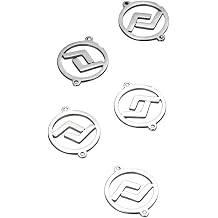 5Pcs Stainless Steel DIY Charms For Jewelry Making Odin Runes Letter Pendant Necklace Bracelets Supplies