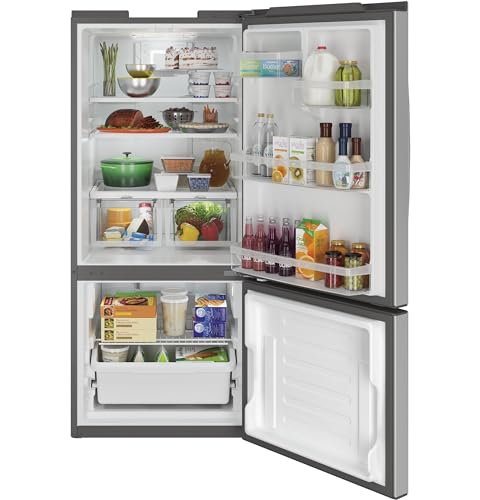21.0 cu. ft. Bottom Freezer Refrigerator in Fingerprint Resistant Stainless Steel, Standard Depth Energy Star on Fridge.com