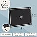 Best Paper Greetings Black Certificate Holders - 11.2 x 8.8 in, 12-Pack, Silver Foil - Certification Folders for Diplomas & Awards - Award Sleeves & Diploma Holders for Employee Appreciation