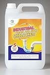 Households Direct Industrial Strength Drain Unblocker 5L – Professional Heavy Duty Sink & Drain Cleaner for Kitchen, Bathroom & Commercial Use – Fast Acting, Pipe Safe Formula
