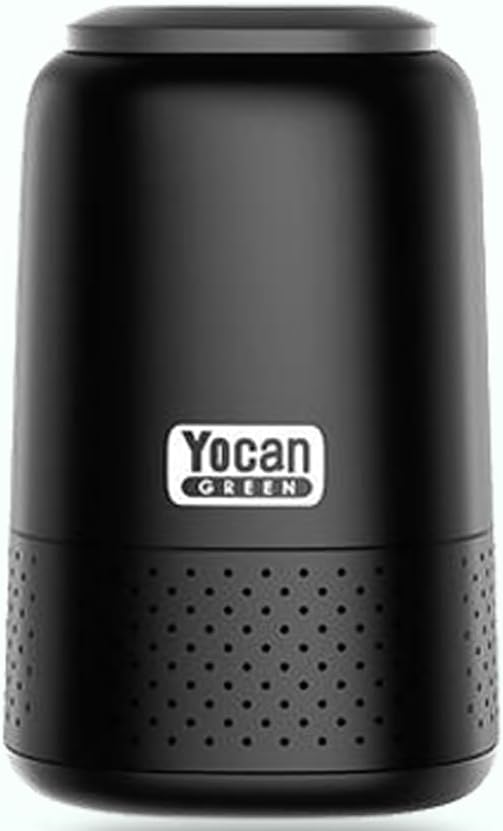 Yocan Green Personal Smoke Filter, Portable 4-Stage HEPA Air Filter with Activated Coconut Carbon, Reusable Pocket Smoke Odor Reducer for Home, Apartment, Travel & Outdoor Use