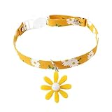 Halsband Hund Klein Süßes Blumen-Frucht-Haustierhalsband, einfarbiges Schleifenhalsband, Katzenhalsband mit Glöckchen für Ihr Baby, Katze, Hund Halsband Mit Namen (One Size)