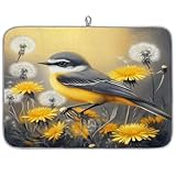 Cadeaux pour la maison : ce tapis de vaisselle dispose d'un imprimé élégant qui ajoute une touche de charme à votre décoration de cuisine. C'est le cadeau pratique parfait pour une pendaison de crémaillère, un anniversaire ou une occasion festive