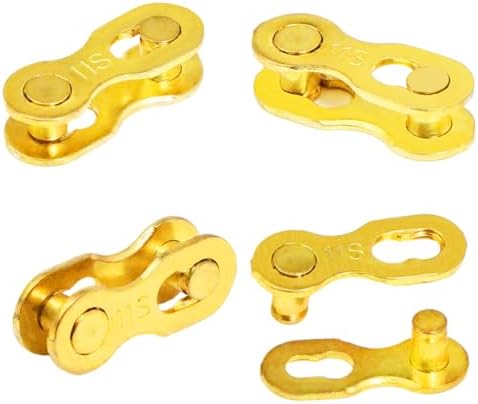 4Pair Bicycle Missing Link, Bike Chain Master Link Connector, Steel