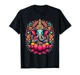 Meditation Yoga Ganesh Hindu God Namaste Tees Ganesh Symbol Yoga Hindu Elephant God Ganesha Puja T-Shirt