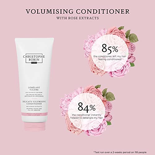 Christophe Robin 281-210 Delicate Volumizing Conditioner With Rose Extracts For Thin, Fine, And Flat Hair 6.7 Fl. Oz thumb #4