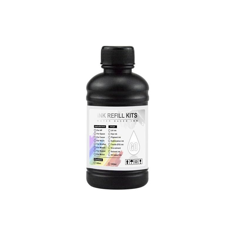Tinta Suave 250ml/botella LED UV for Cabezal de impresión DX4 DX5 DX6 for Impresora Universal L800 L805 R1390 R1400 R1410 4800 i3200(Soft Ink-Gloss)