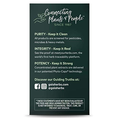 Gaia Herbs, Turmeric Supreme Pain, Herbal Pain Supplement With Curcumins, Vegan Liquid Capsules, 60 Count #TOP1