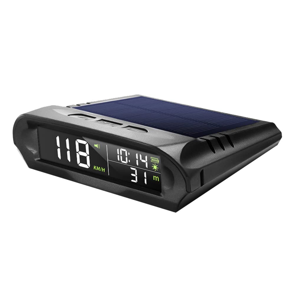 1 Set Universal HUD X 98 Car Solar Digital Meter GPS Tachimetro Allarme velocità Eccessiva Distanza Altitudine Up Display Tempo Auto Solare Altitudine Temperatura Allarme velocità
