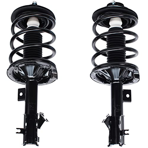 Image of Detroit Axle - Struts Shocks for Nissan Maxima 2004 2005 2006 2007 2008, 2 Front Complete Struts with Coil Spring Assembly 2 Rear Shock Absorbers Replacement