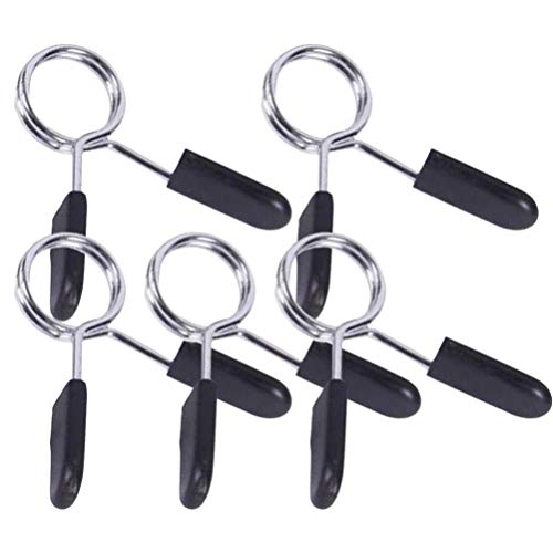 5 Unidades Clipes De Mola De Barra Coleiras De Bloqueio De Mola De Barra Clipes De Halteres Clipes D