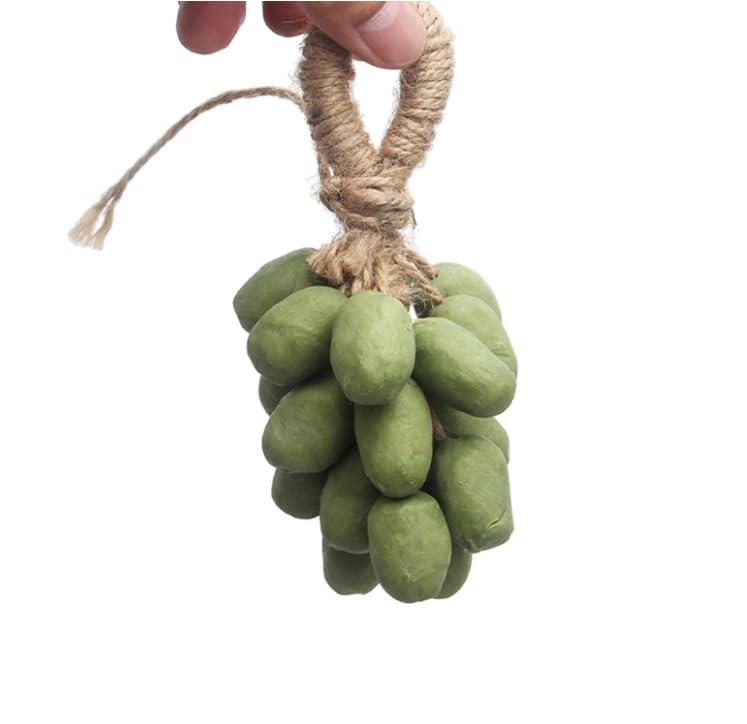 Jabón de Uva en Cuerda, Jabón de Uva en Barra, Hecho a Mano en Forma de Racimo,Jabones Artesanales Ecológicos de Proceso en Frío, Jabones Manuales Naturales con Forma de Uva (20, Verde)